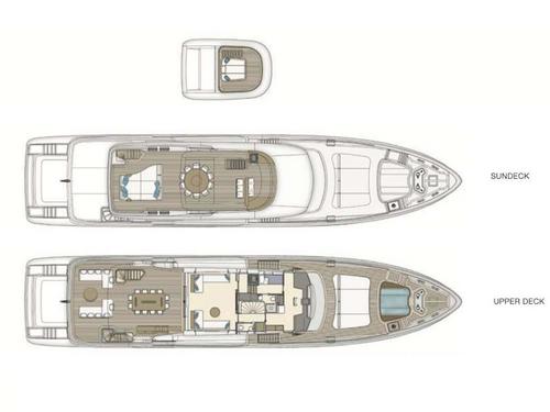 GA of Charteryacht Benetti Motopanfilo 37M